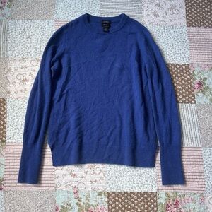 Halogen very blue 100% cashmere sweater